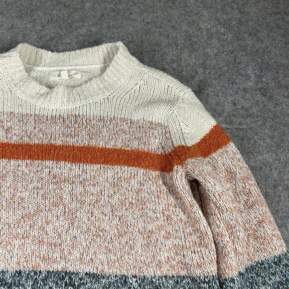 Lou & Grey Loft Women’s Small Stripe Cotton Pullover Sweater Casual Autumn Cozy - Picture 4 of 7